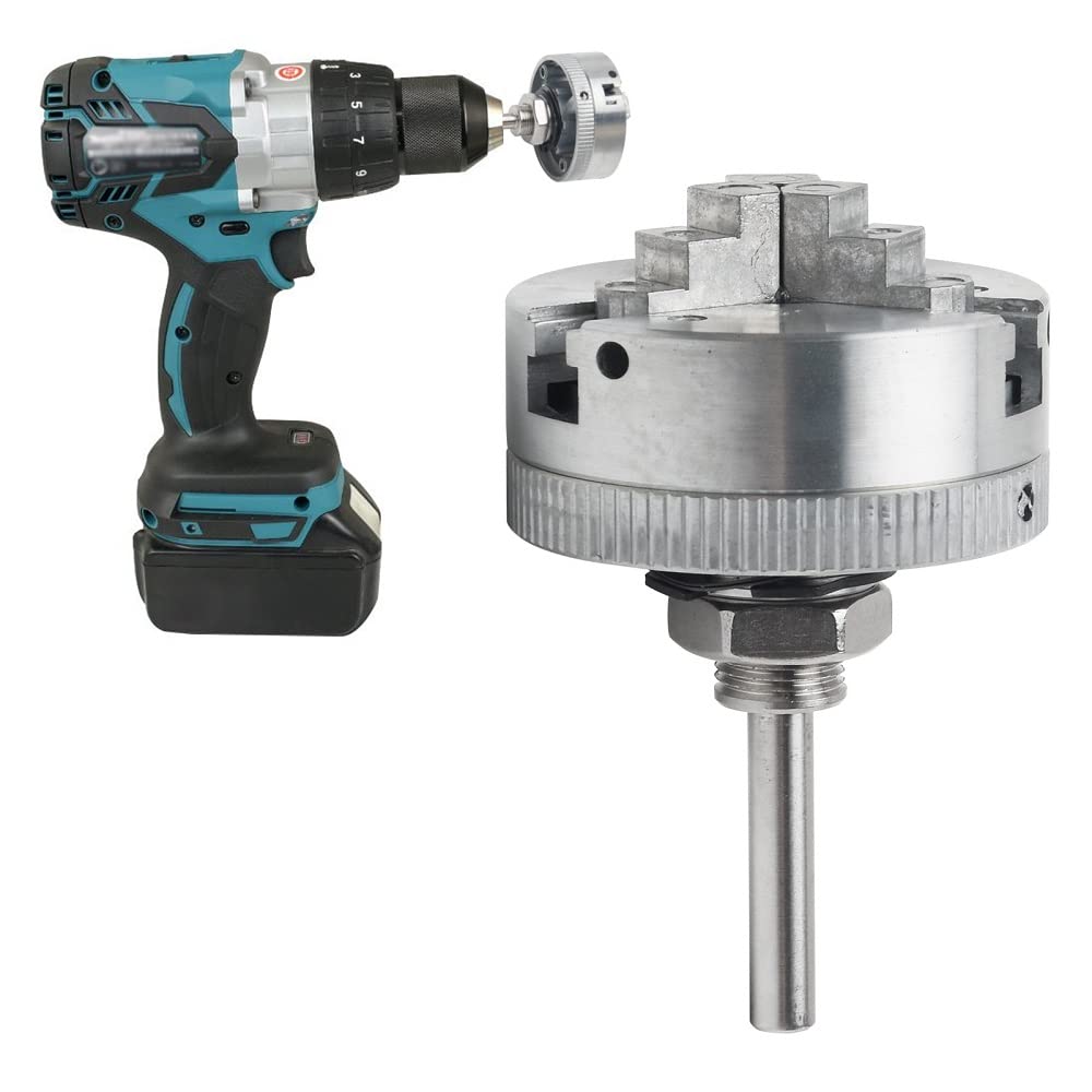device works フクバコセット Mini Lathe Chuck Set, Z011 Extension Three Four Jaw Chuck
